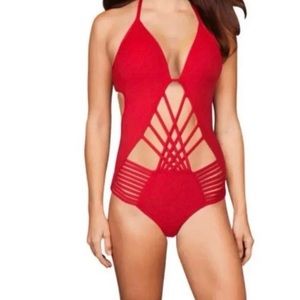 NWT Sexy Red Kenneth Cole Monokini